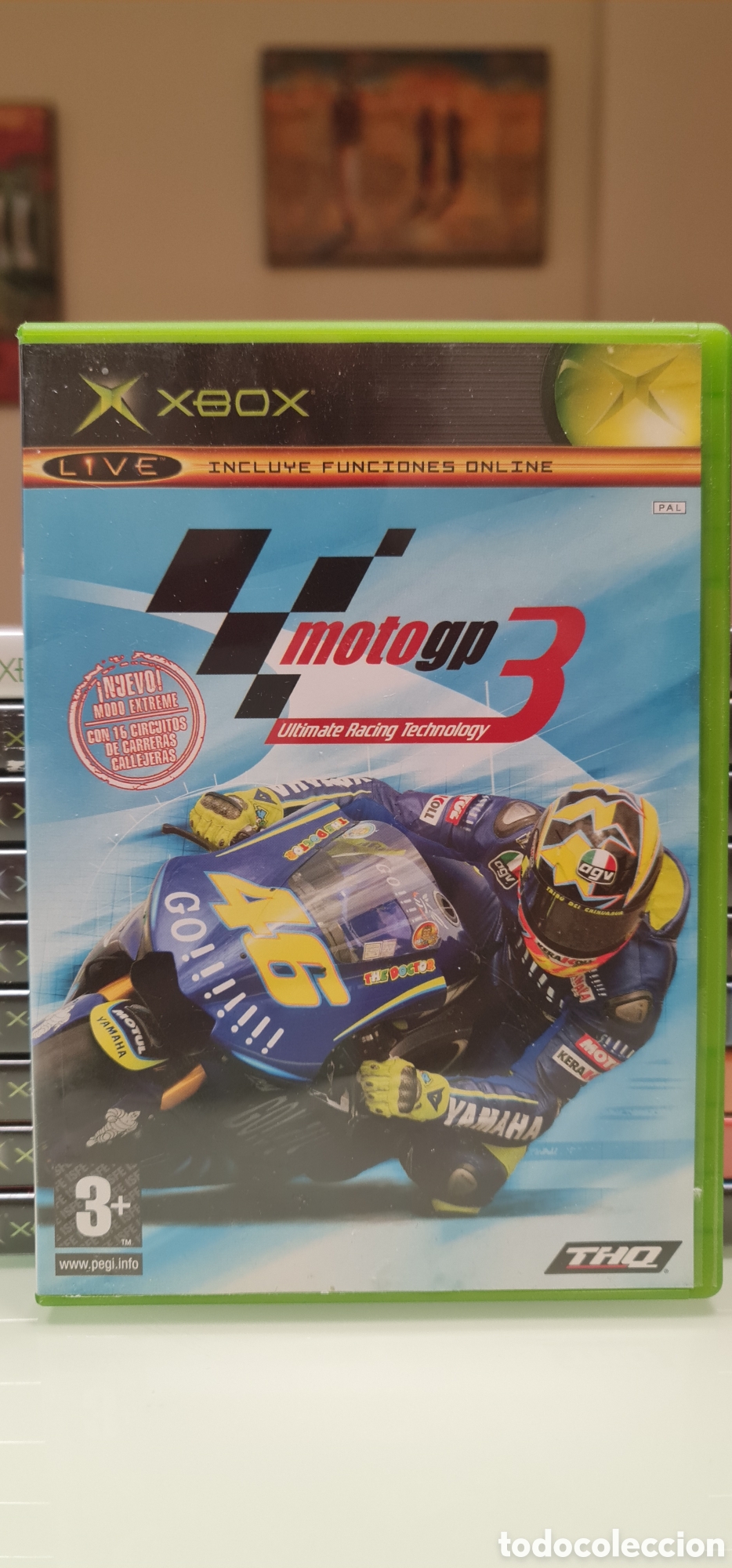 Videojuegos y consolas: MOTOGP 3 XBOX pal Espa&ntilde;a - Foto 1