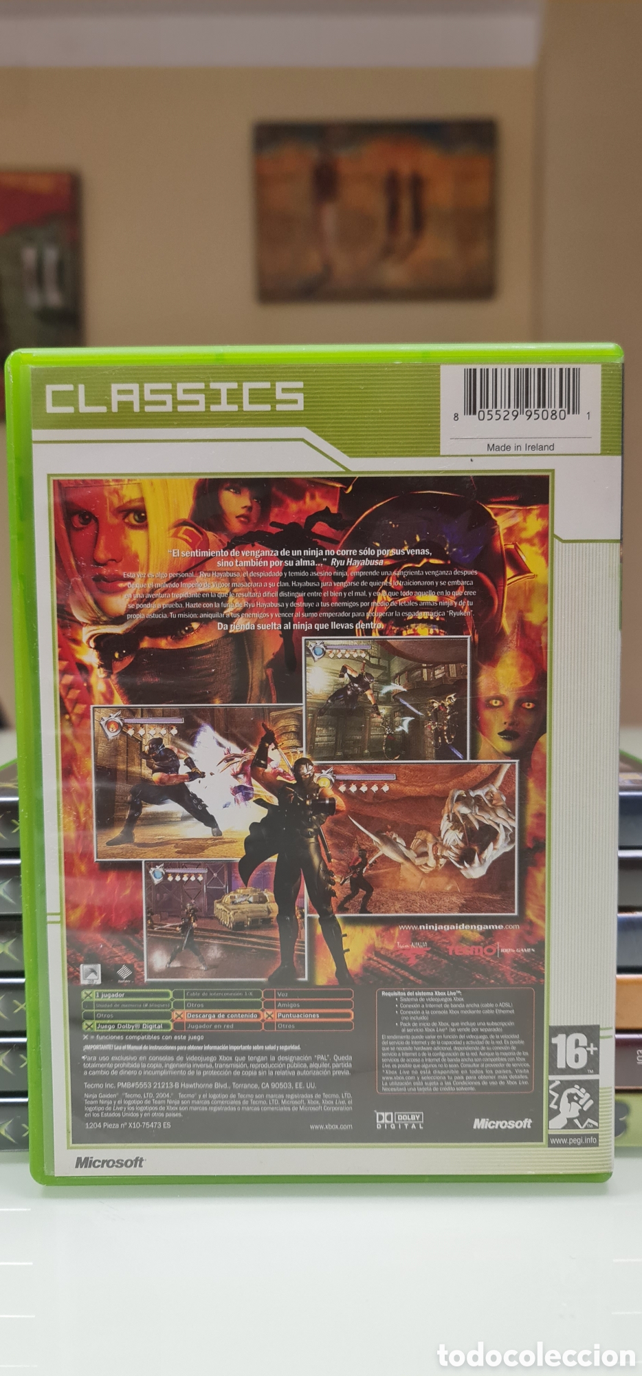 Videojuegos y consolas: NINJA GAIDEN XBOX CLASSICS PAL ESPANA - Foto 3