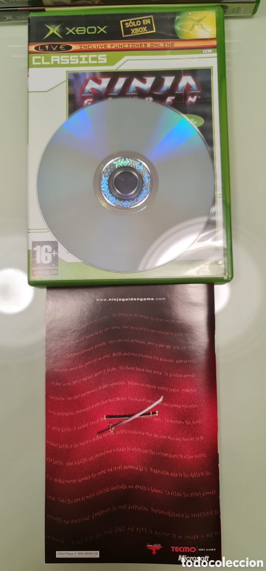 Videojuegos y consolas: NINJA GAIDEN XBOX CLASSICS PAL ESPANA - Foto 6