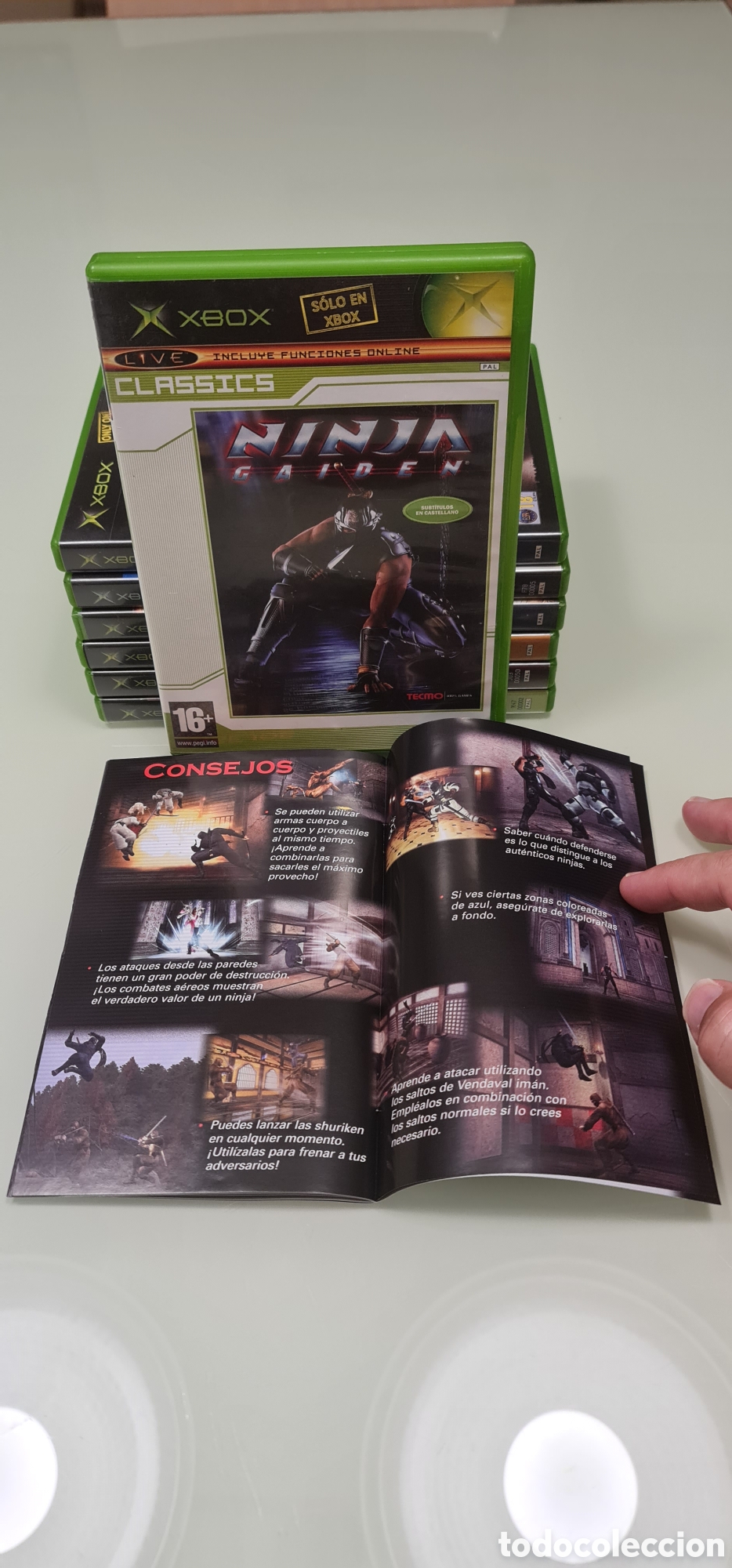 Videojuegos y consolas: NINJA GAIDEN XBOX CLASSICS PAL ESPANA - Foto 9