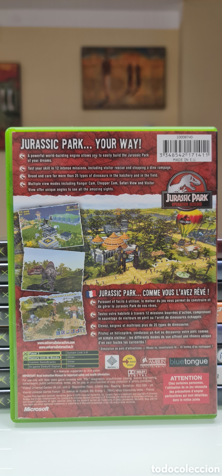 Videojuegos y consolas: JURASSIC PARK OPERATION GENESIS XBOX - Foto 3