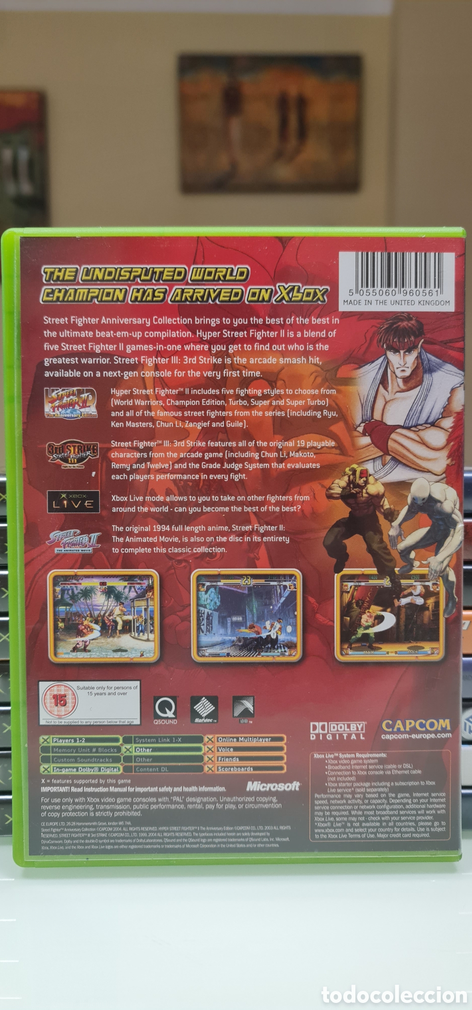 Videojuegos y consolas: STREET FIGHTER ANNIVERSARY COLLECTION xbox - Foto 3