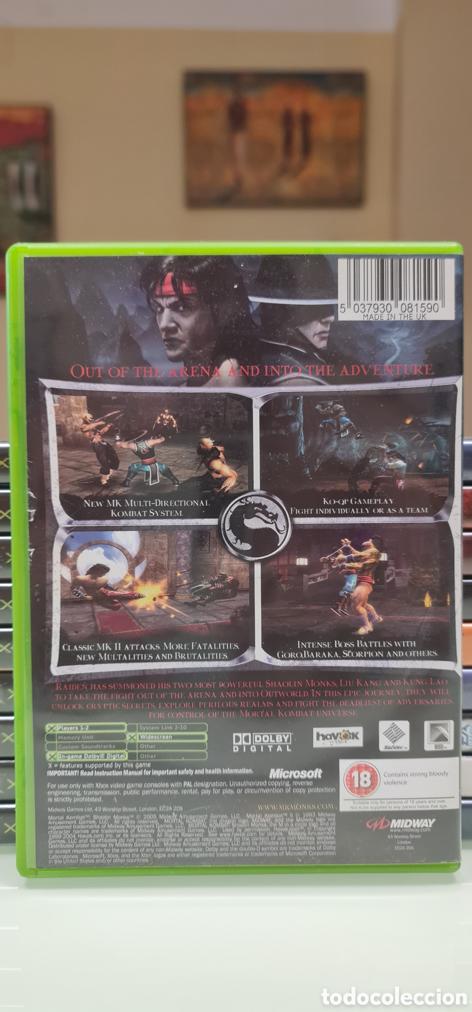 Videojuegos y consolas: MORTAL KOMBAT SHAOLIN MONKS XBOX - Foto 3
