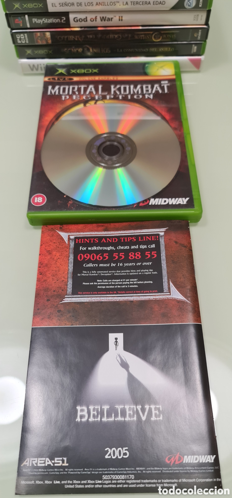 Videojuegos y consolas: MORTAL KOMBAT DECEPTION XBOX - Foto 7