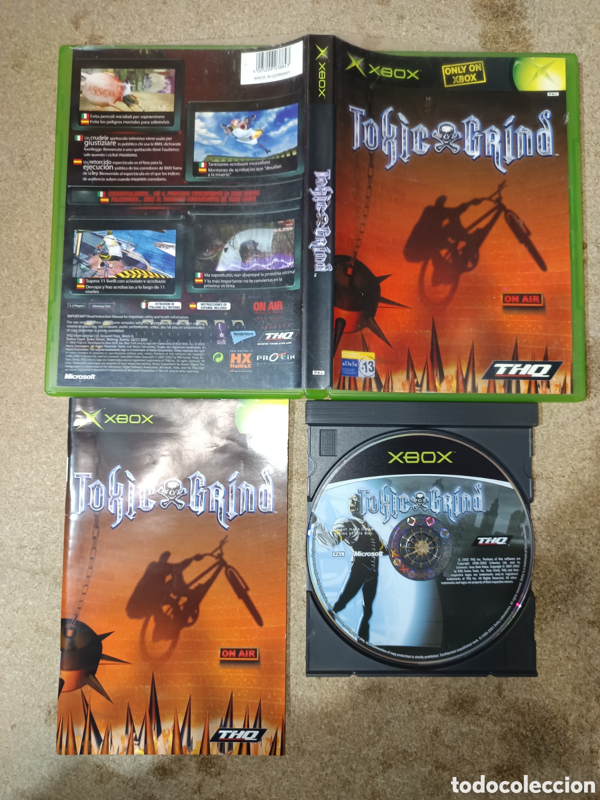 Videojuegos y consolas: XBOX TOXIC GRIND PAL ESP COMPLETO - Foto 1
