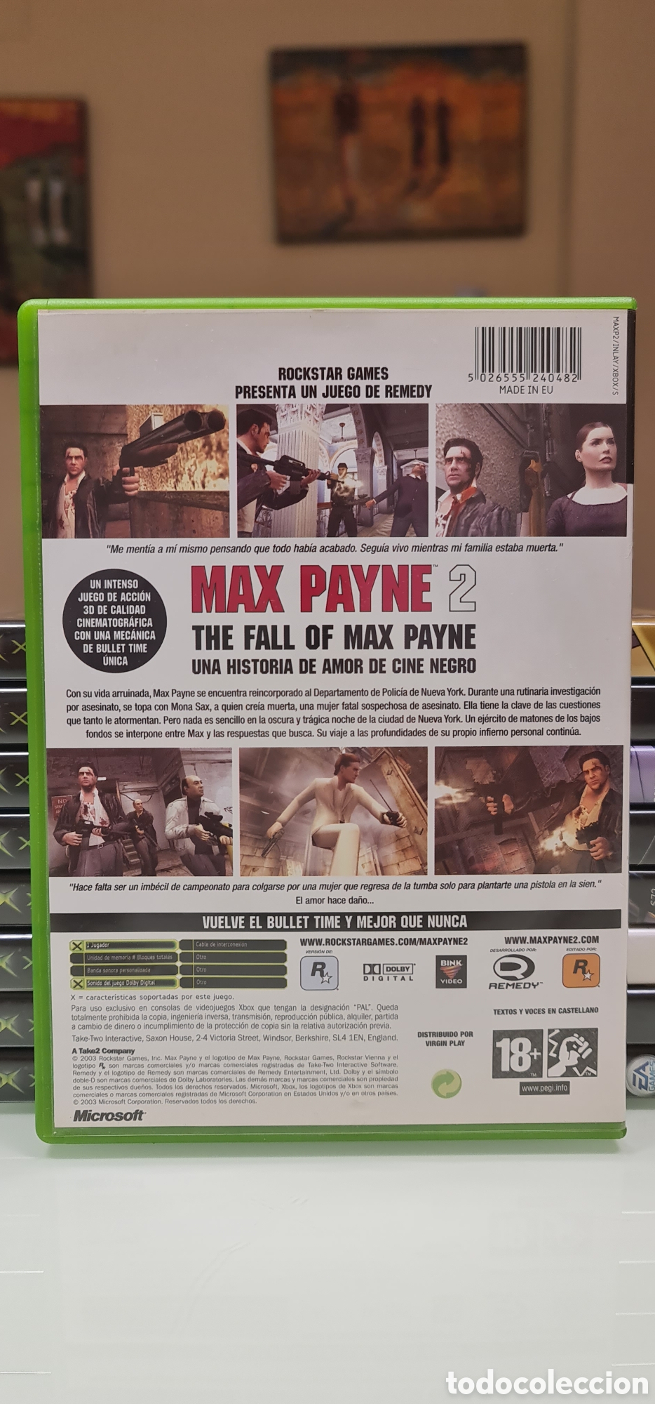 Videojuegos y consolas: Max Payne 2: xbox pal espa&ntilde;a - Foto 3