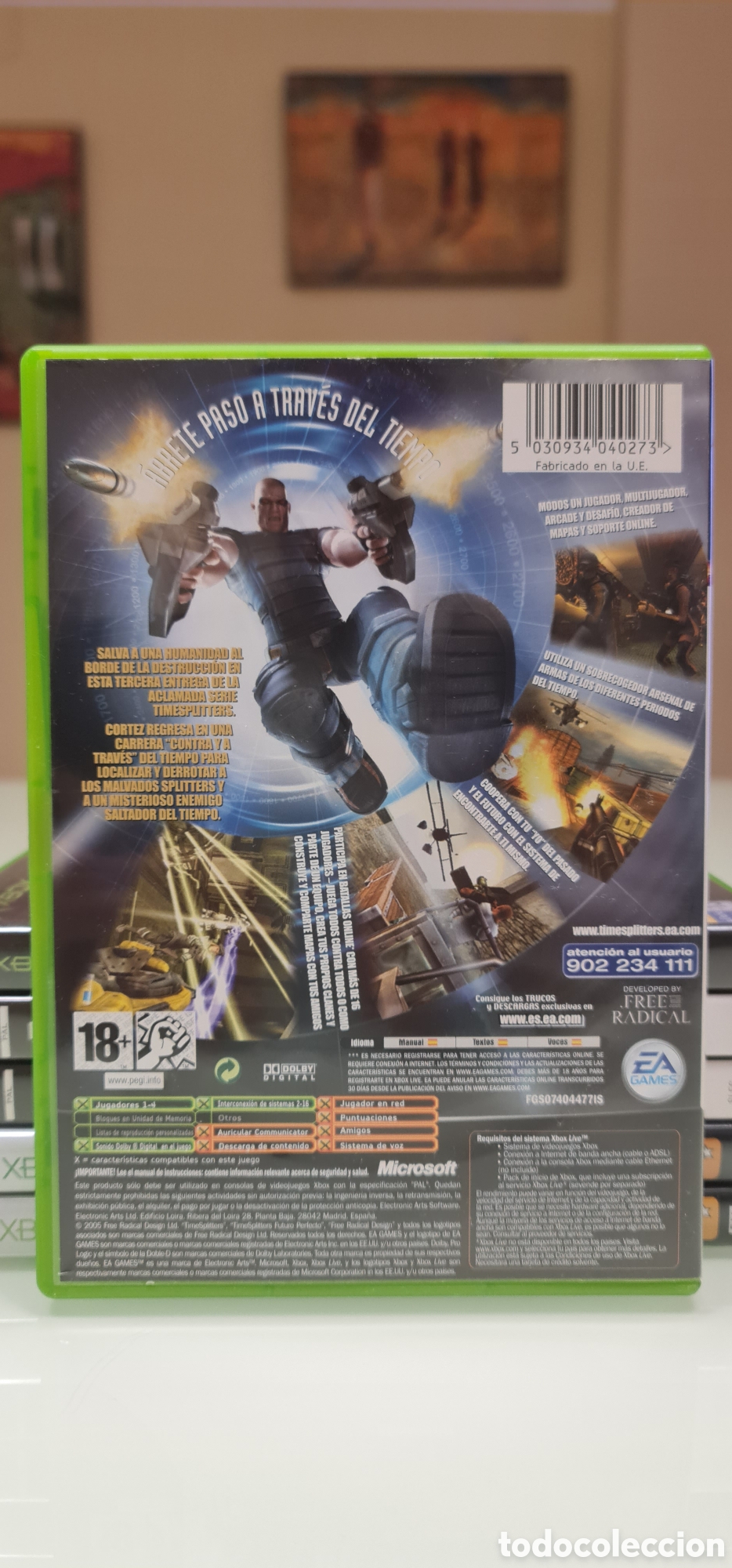 Videojuegos y consolas: Timesplitters Xbox PAL Espa&ntilde;a - Foto 3
