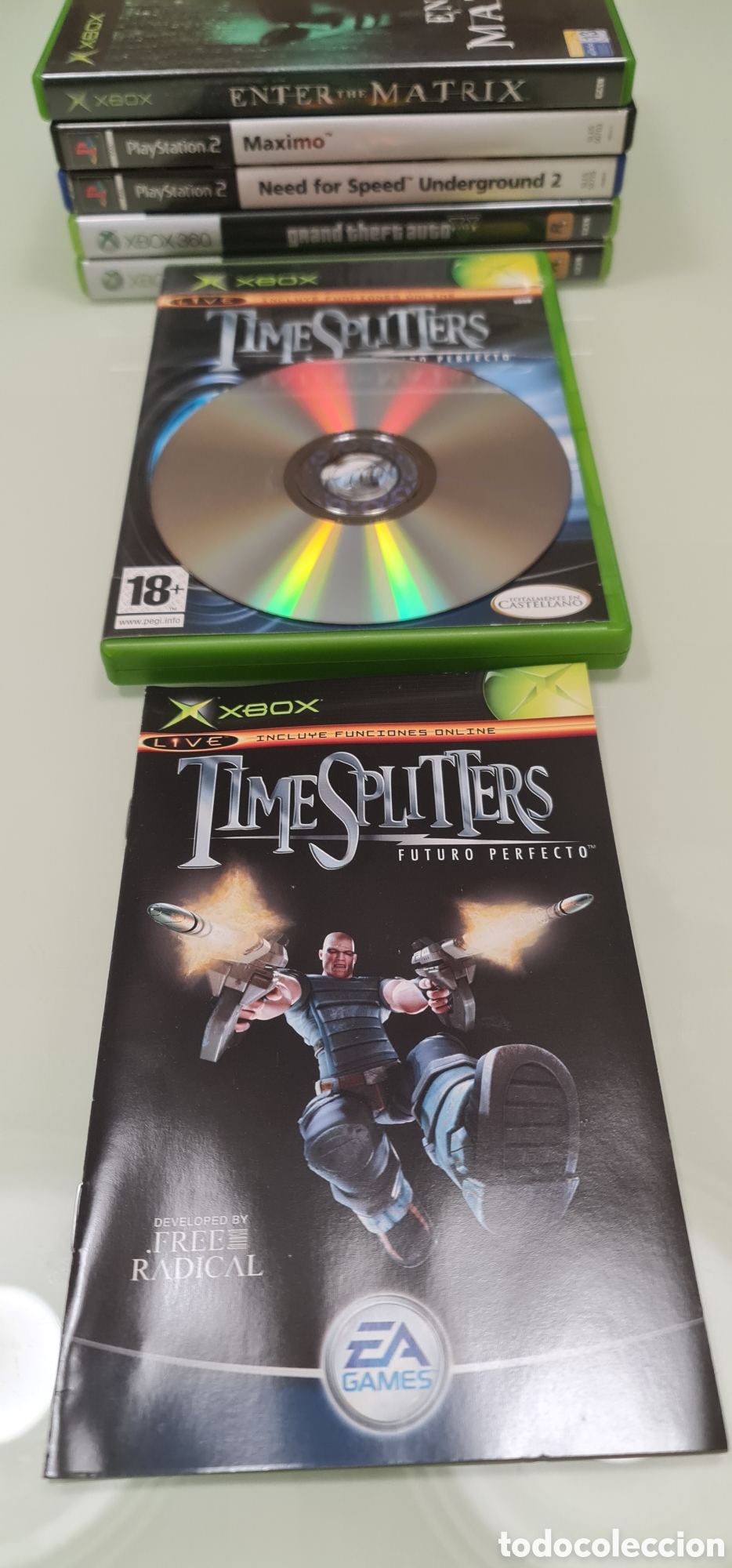 Videojuegos y consolas: Timesplitters Xbox PAL Espa&ntilde;a - Foto 5