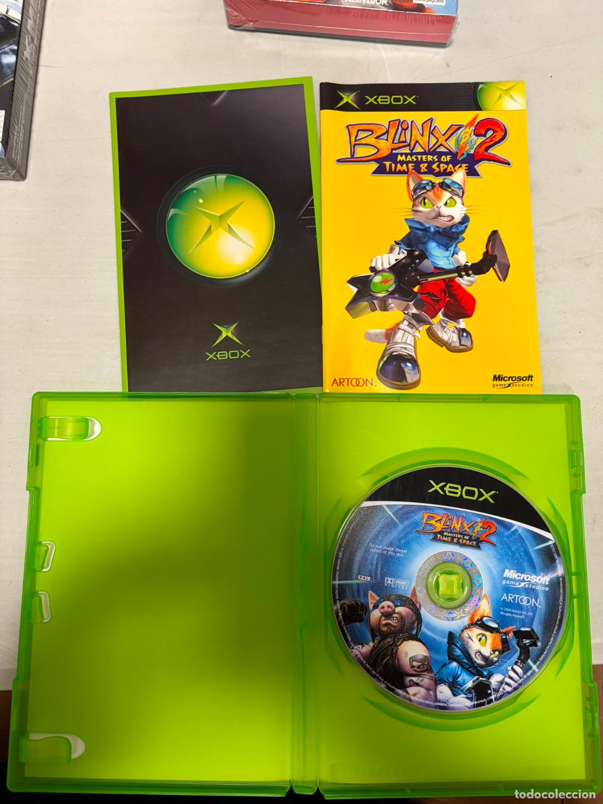 Videojuegos y consolas: Blinx 2 Masters of time and space - Microsoft XBOX - PAL ESP - Foto 2