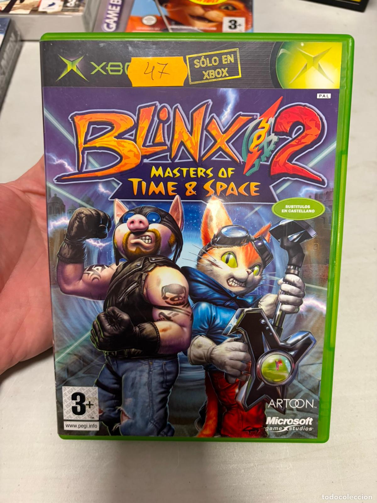 Videojuegos y consolas: Blinx 2 Masters of time and space - Microsoft XBOX - PAL ESP - Foto 1