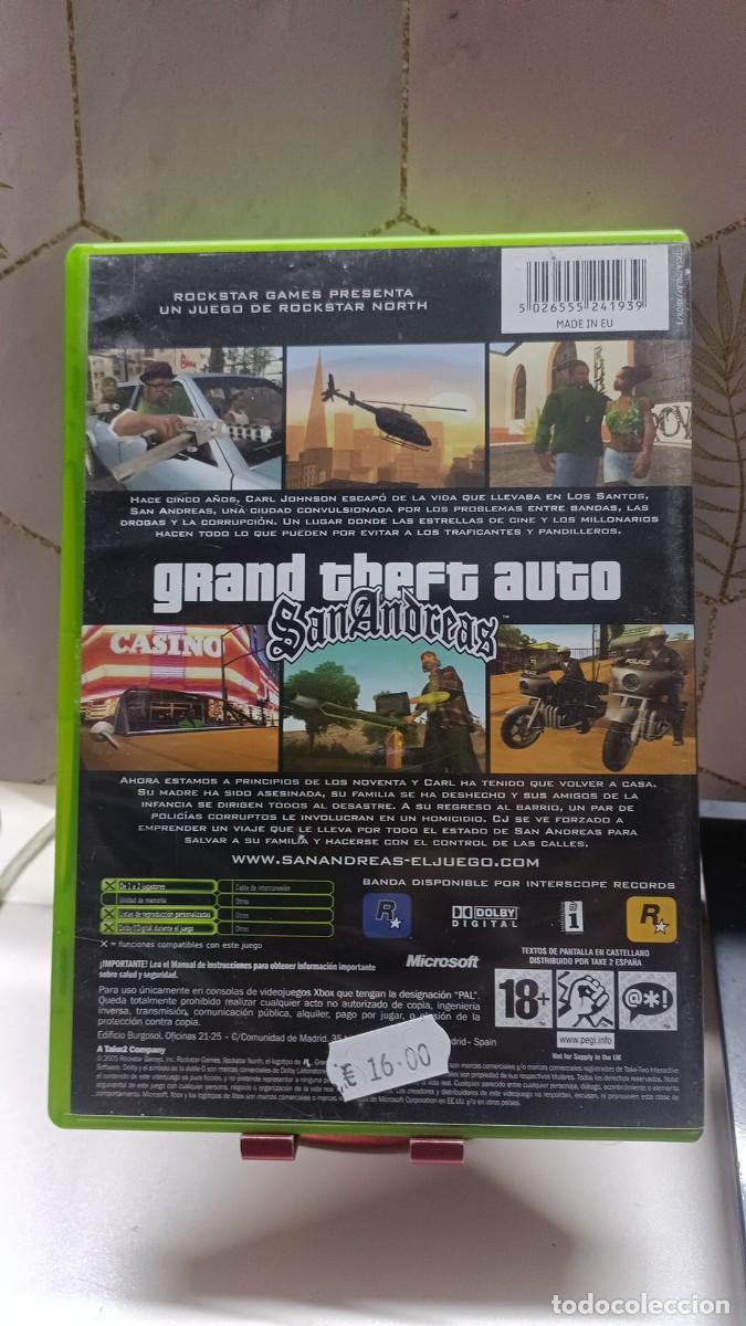 Videojuegos y consolas: XBOX , GRAND THEFT AUTO SAN ANDREAS - Foto 4
