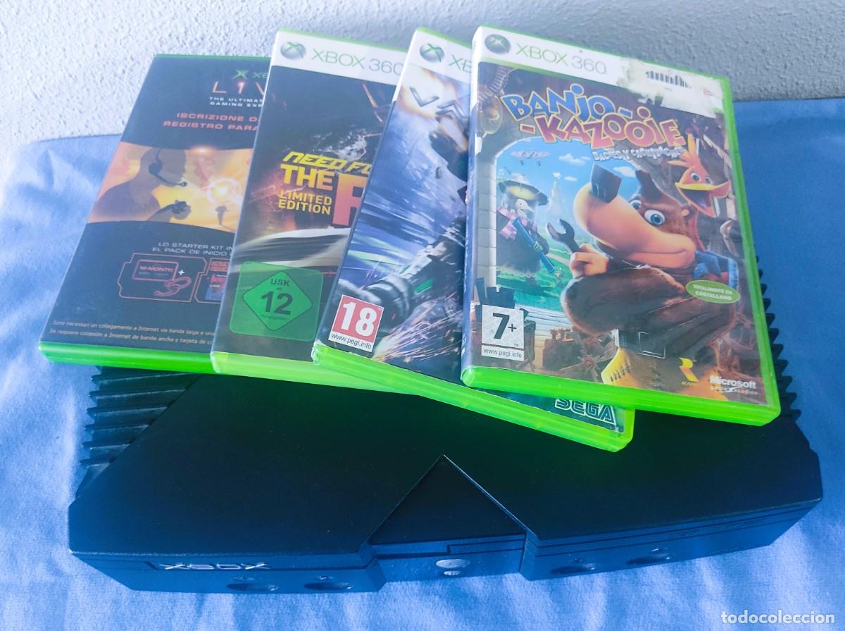Videojuegos y Consolas: OFERTA LOTE DE JUEGOS DE XBOX + CONSOLA XBOX FUNCIONANDO