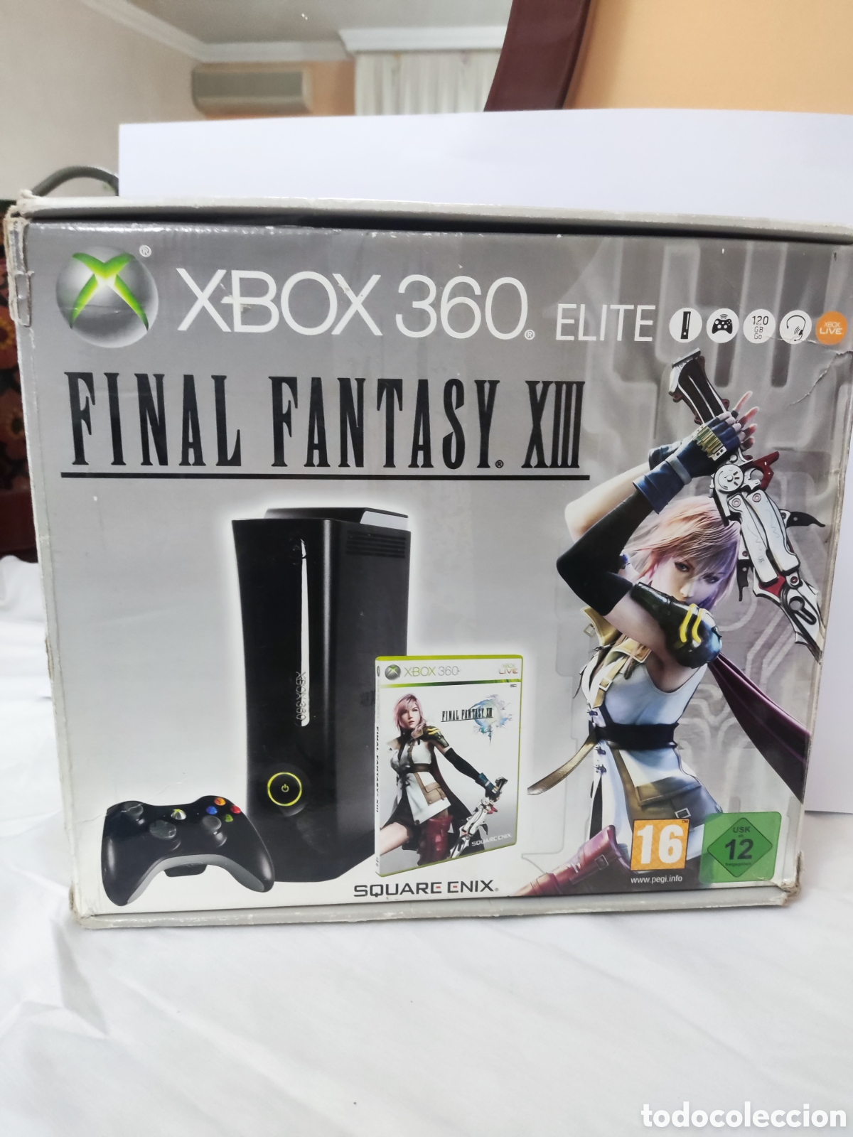 Videojuegos y Consolas: Caja vac&iacute;a Xbox 360 Elite - Edici&oacute;n Especial Final Fantasy XIII [CON INSERTOS]