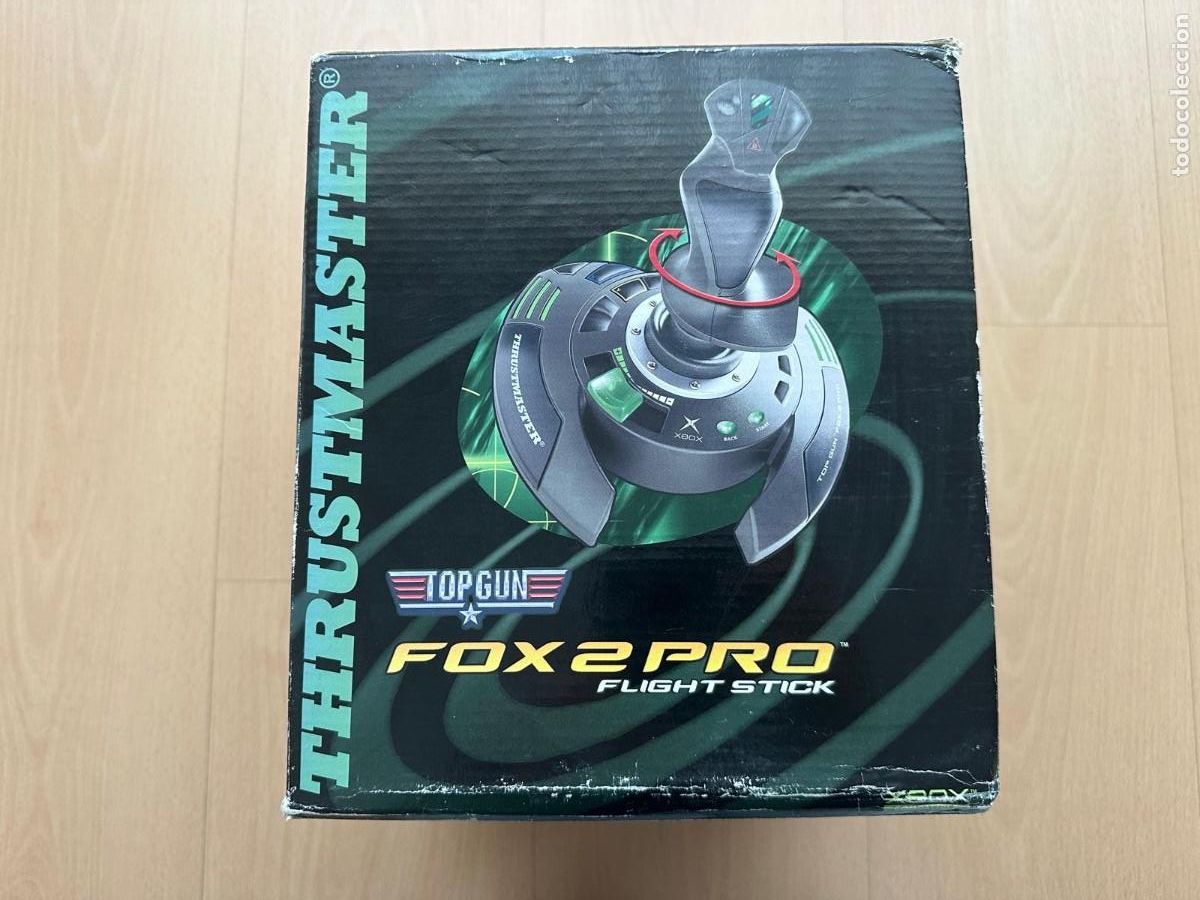 Videojuegos y consolas: Microsoft XBOX THRUSTMASTER TOP GUN FOX 2 PRO FLIGHT STICK Nuevo Sellado - Foto 2