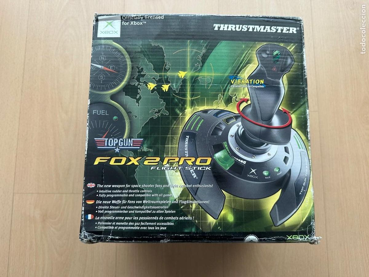 Videojuegos y consolas: Microsoft XBOX THRUSTMASTER TOP GUN FOX 2 PRO FLIGHT STICK Nuevo Sellado - Foto 5