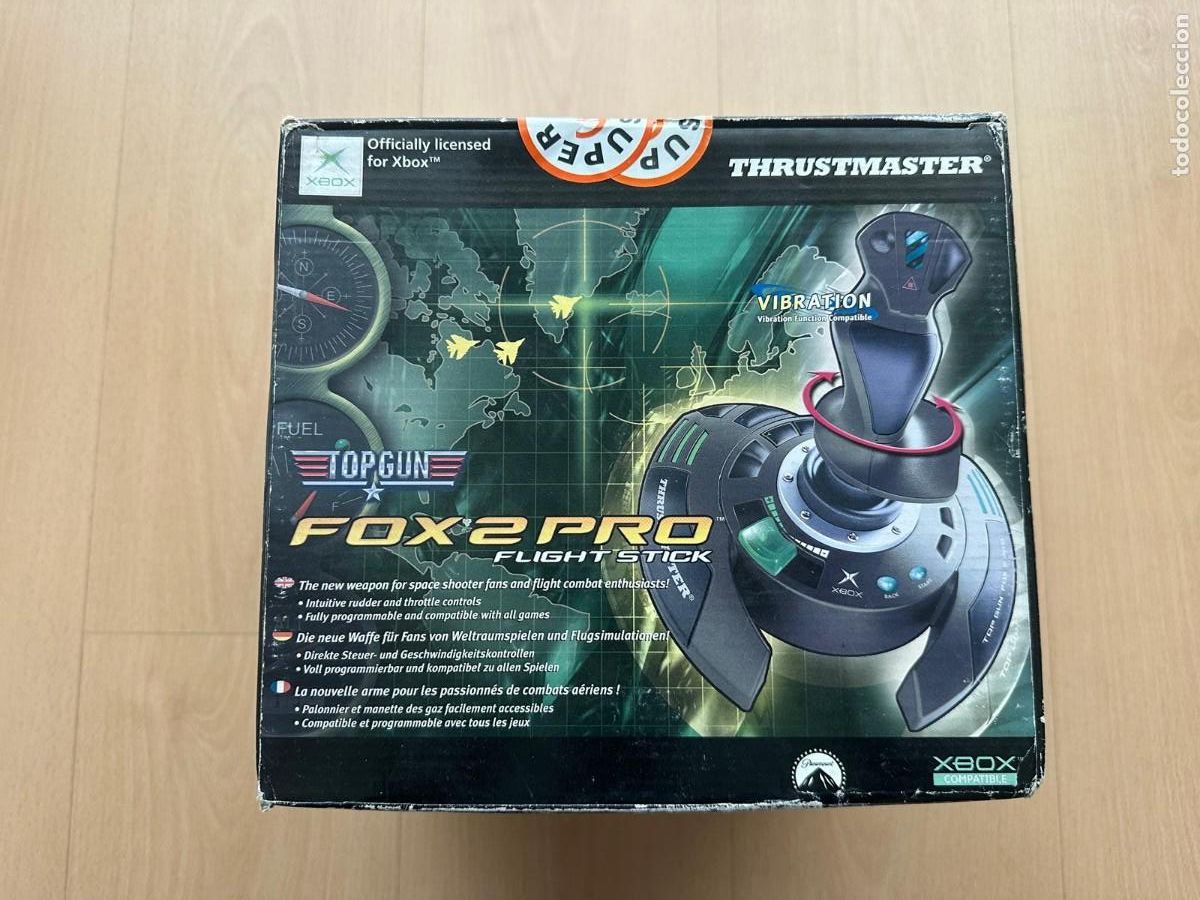 Videojuegos y consolas: Microsoft XBOX THRUSTMASTER TOP GUN FOX 2 PRO FLIGHT STICK Nuevo Sellado - Foto 6
