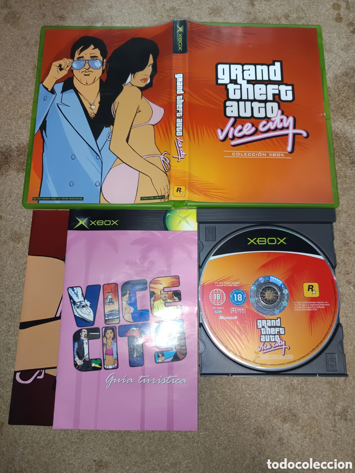 Videojuegos y Consolas: XBOX GRAND THEFT AUTO VICE CITY PAL ESP COMPLETO