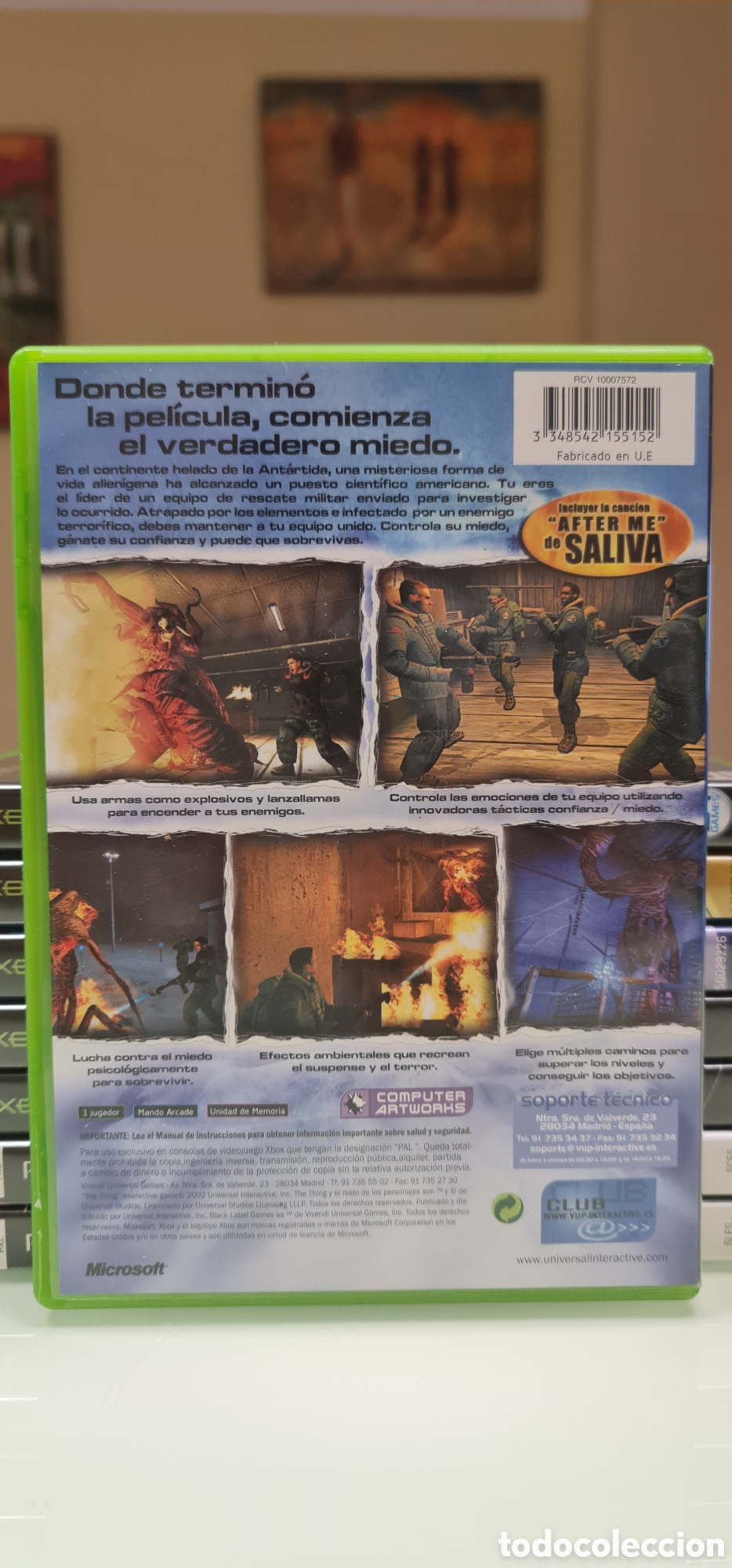 Videojuegos y consolas: Xbox The Thing La Cosa PAL Espa&ntilde;a - Foto 3