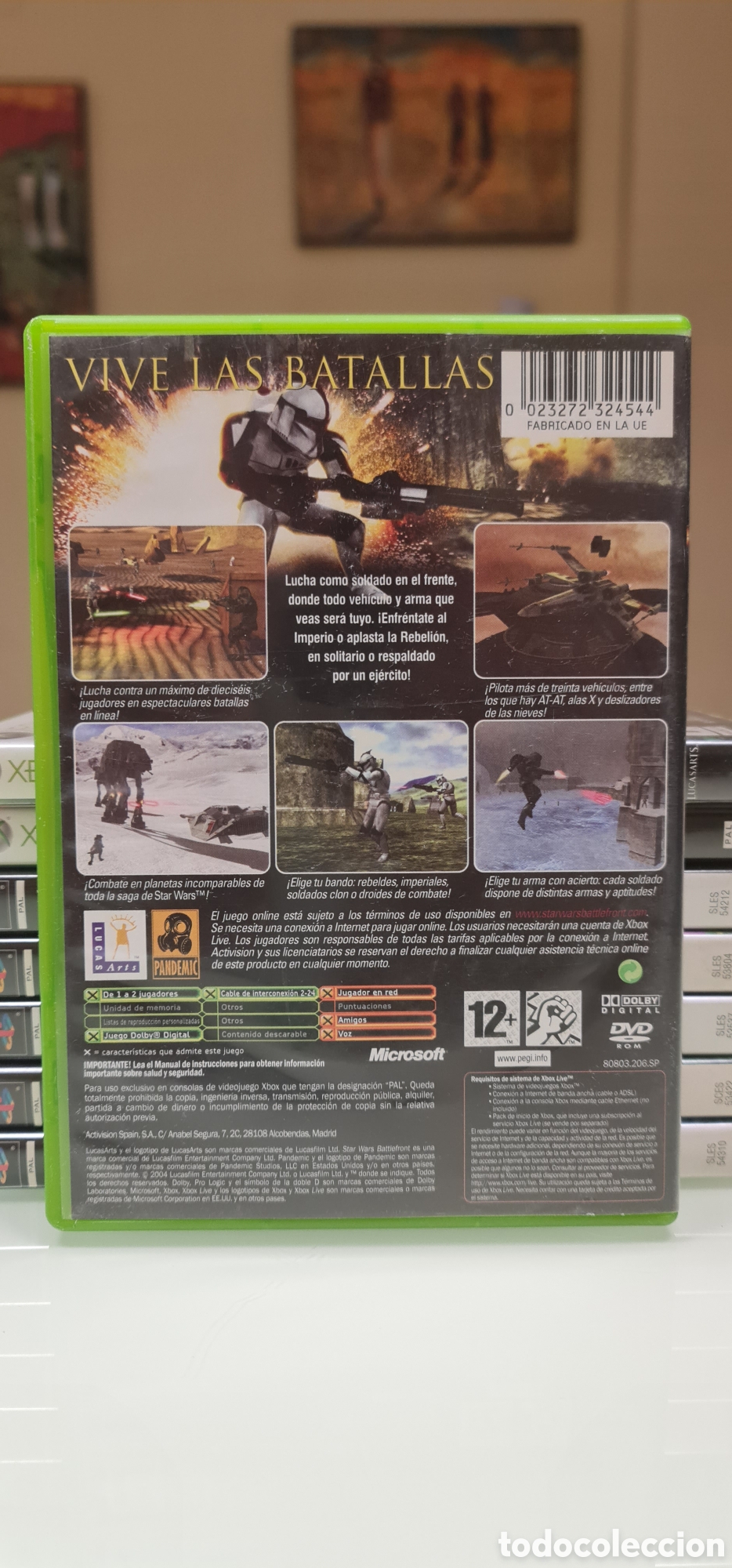 Videojuegos y consolas: Star Wars Battlefront Xbox PAL Espa&ntilde;a Completo - Foto 3