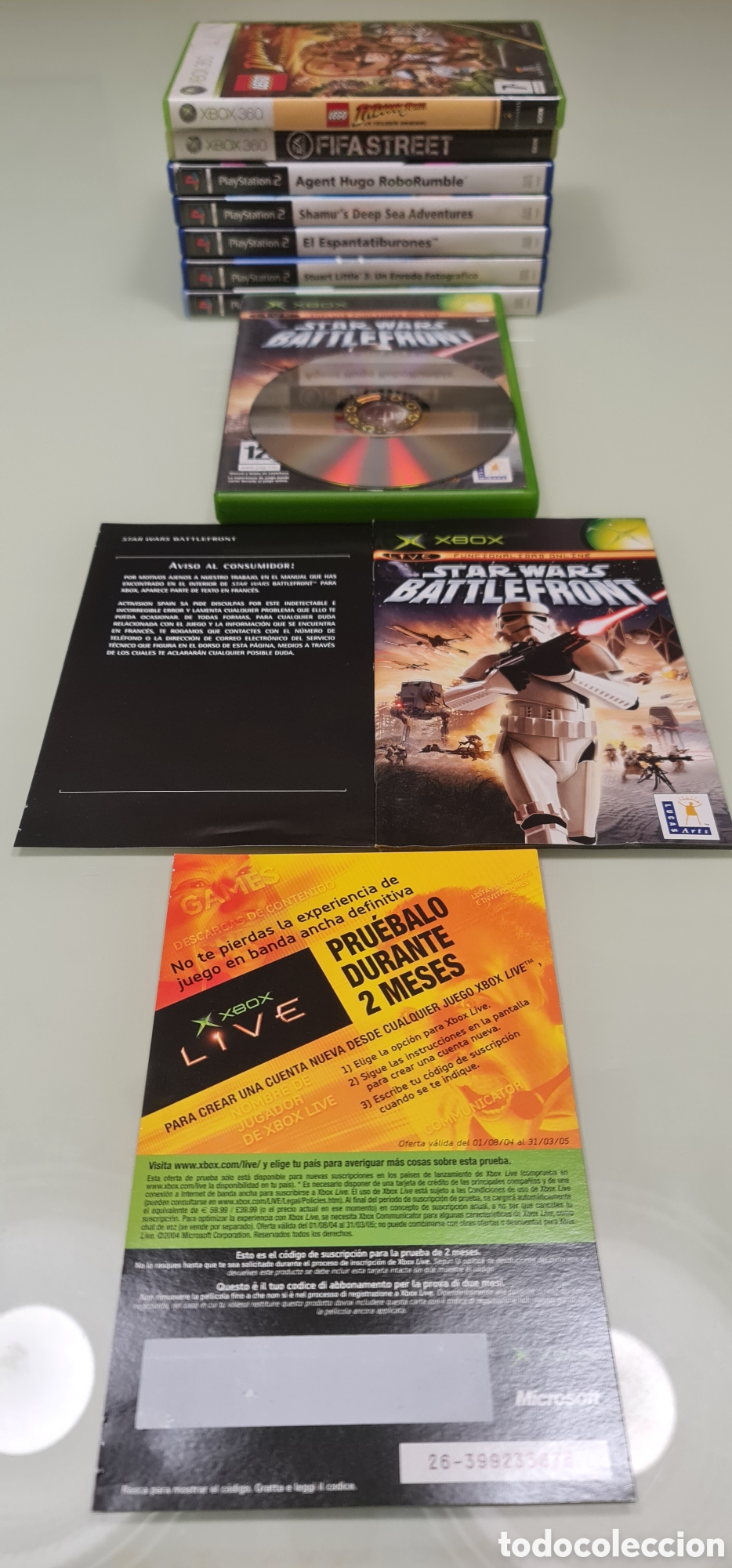 Videojuegos y consolas: Star Wars Battlefront Xbox PAL Espa&ntilde;a Completo - Foto 5