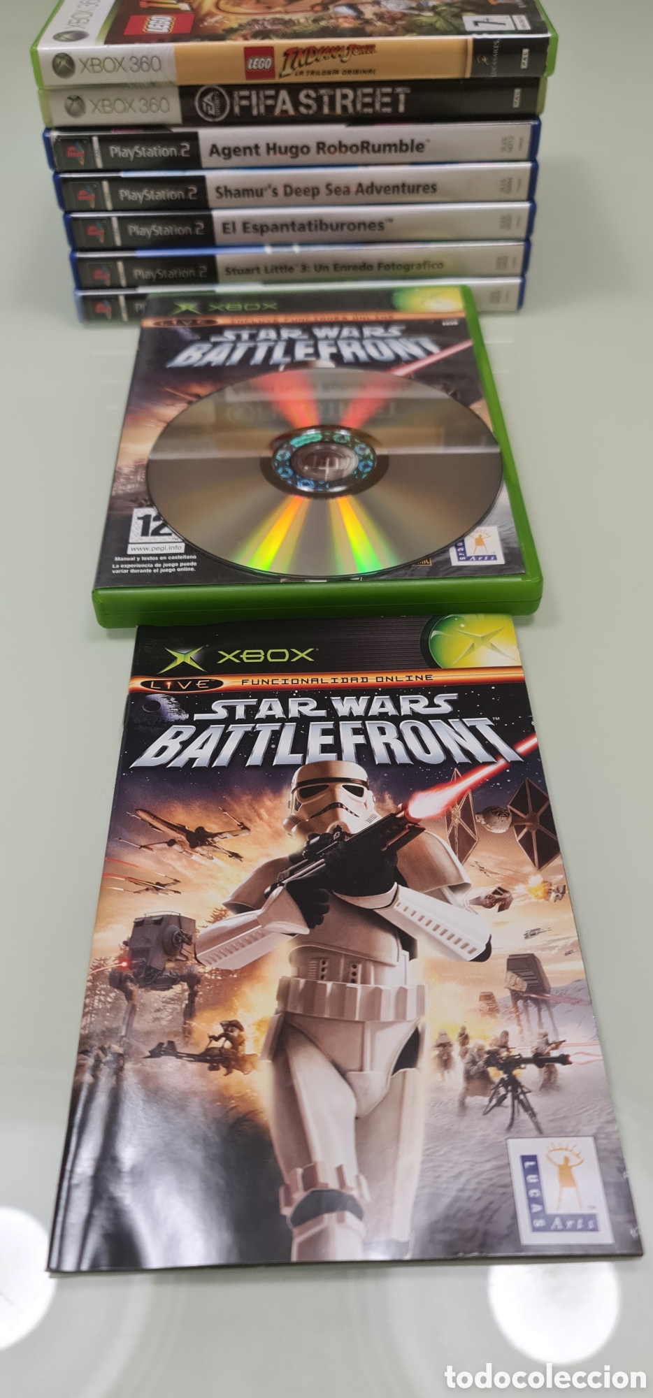 Videojuegos y consolas: Star Wars Battlefront Xbox PAL Espa&ntilde;a Completo - Foto 6