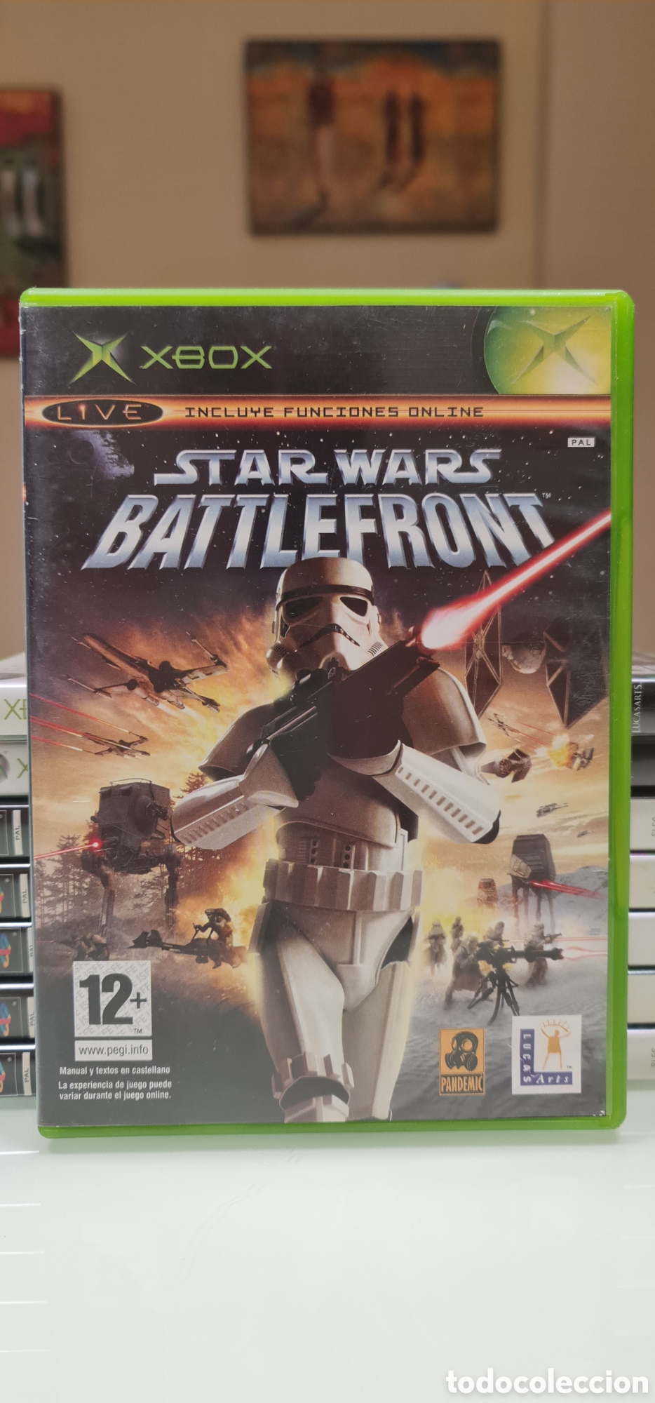 Videojuegos y consolas: Star Wars Battlefront Xbox PAL Espa&ntilde;a Completo - Foto 1