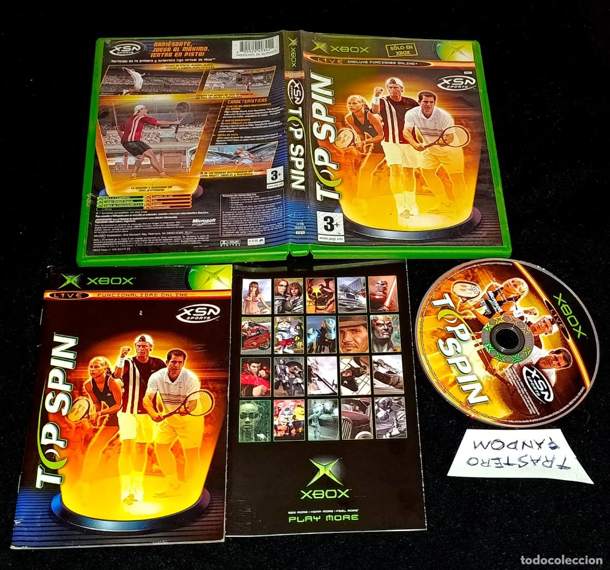 Videojuegos y Consolas: TOP SPIN XBOX PAL ESPA&Ntilde;A COMPLETO