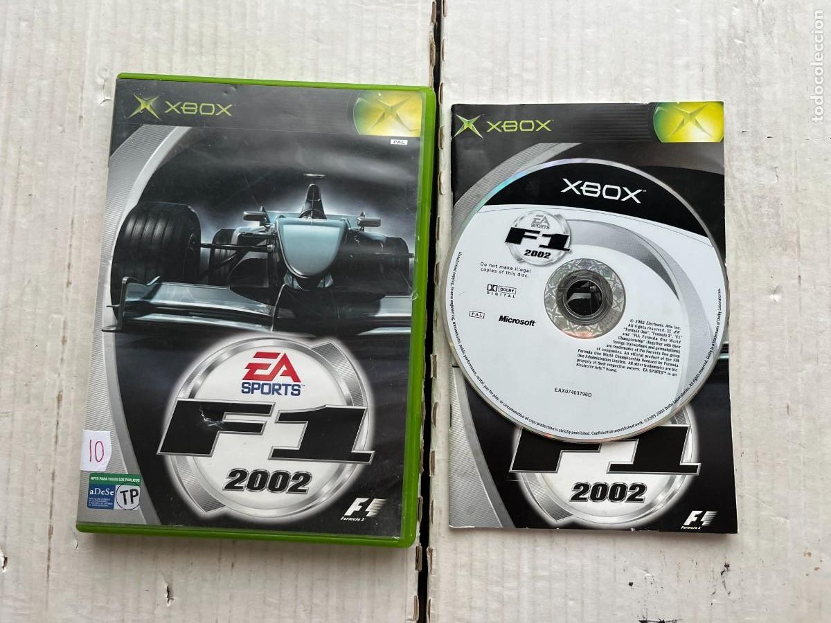 Videojuegos y Consolas: F1 2002 FORMULA 1 ONE 02 - XBOX FAT X-BOX KREATEN