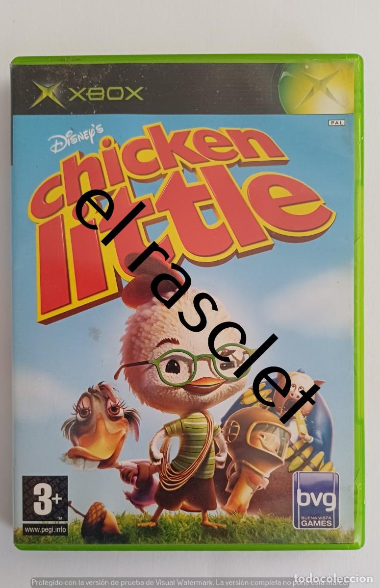Videojuegos y Consolas: CAJA VACIA XBOX -CHICKEN LITTLE -CONTIENE MANUAL