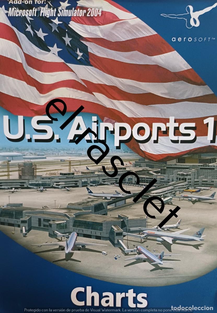 Videojuegos y Consolas: MANUAL SIMULATOR 2004 MICROSOFT FLIGTH - U.S. AIRPORTS 1 - CHARTS - AEROSOFT