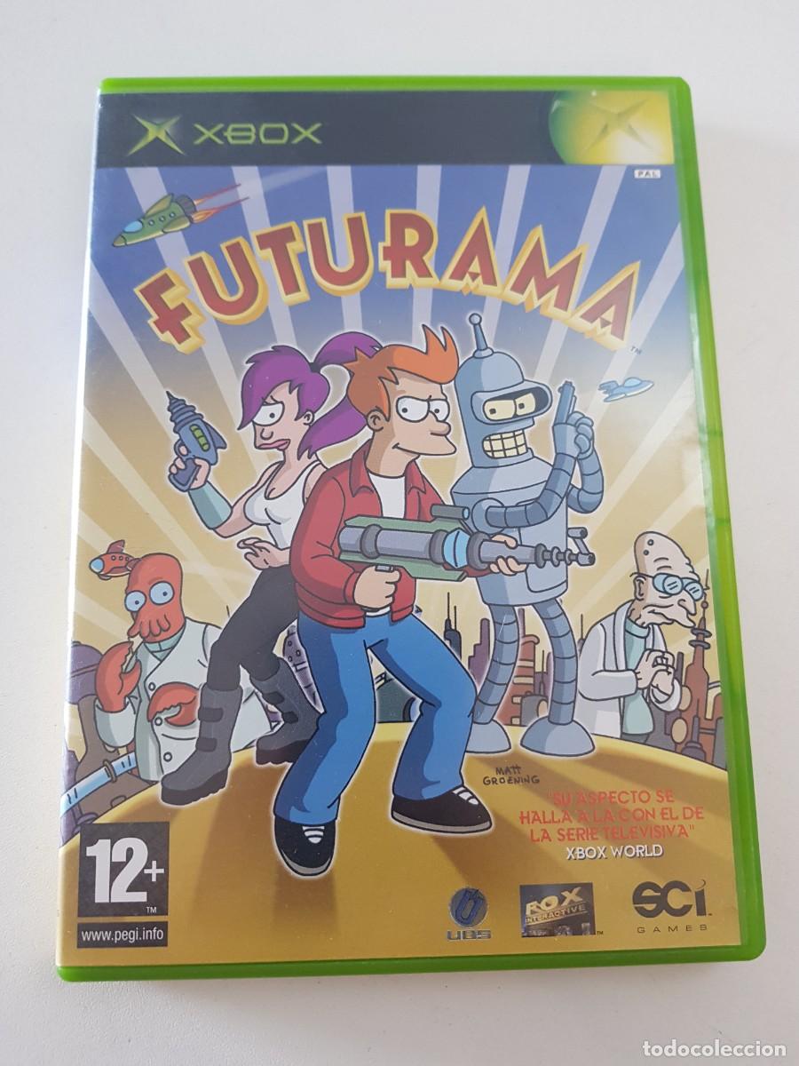 Videojuegos y Consolas: Futurama Multijugador Microsoft Xbox Pal Espa&ntilde;a Completo Original SCI Games