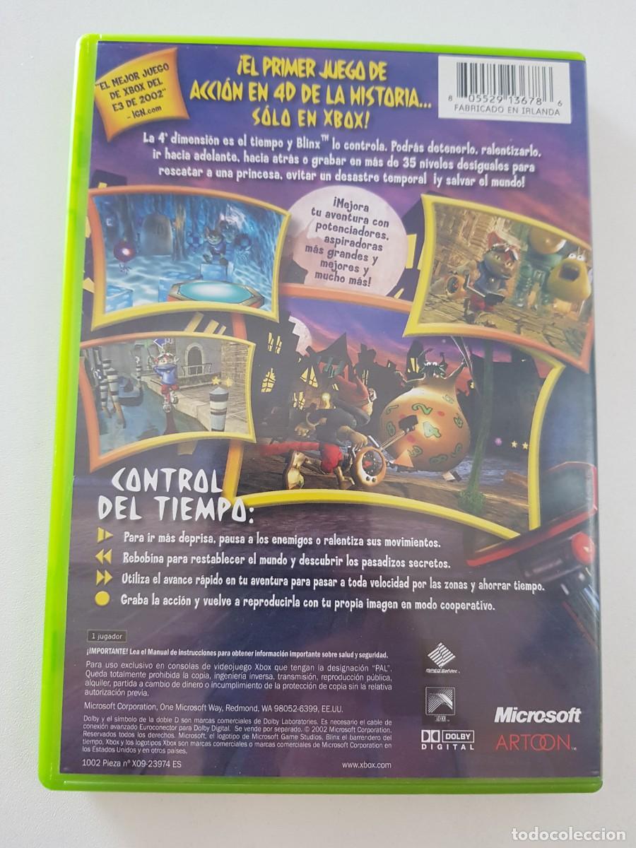 Videojuegos y consolas: Blinx The Time Sweeper Microsoft Xbox Pal Espa&ntilde;a Completo Original - Foto 2