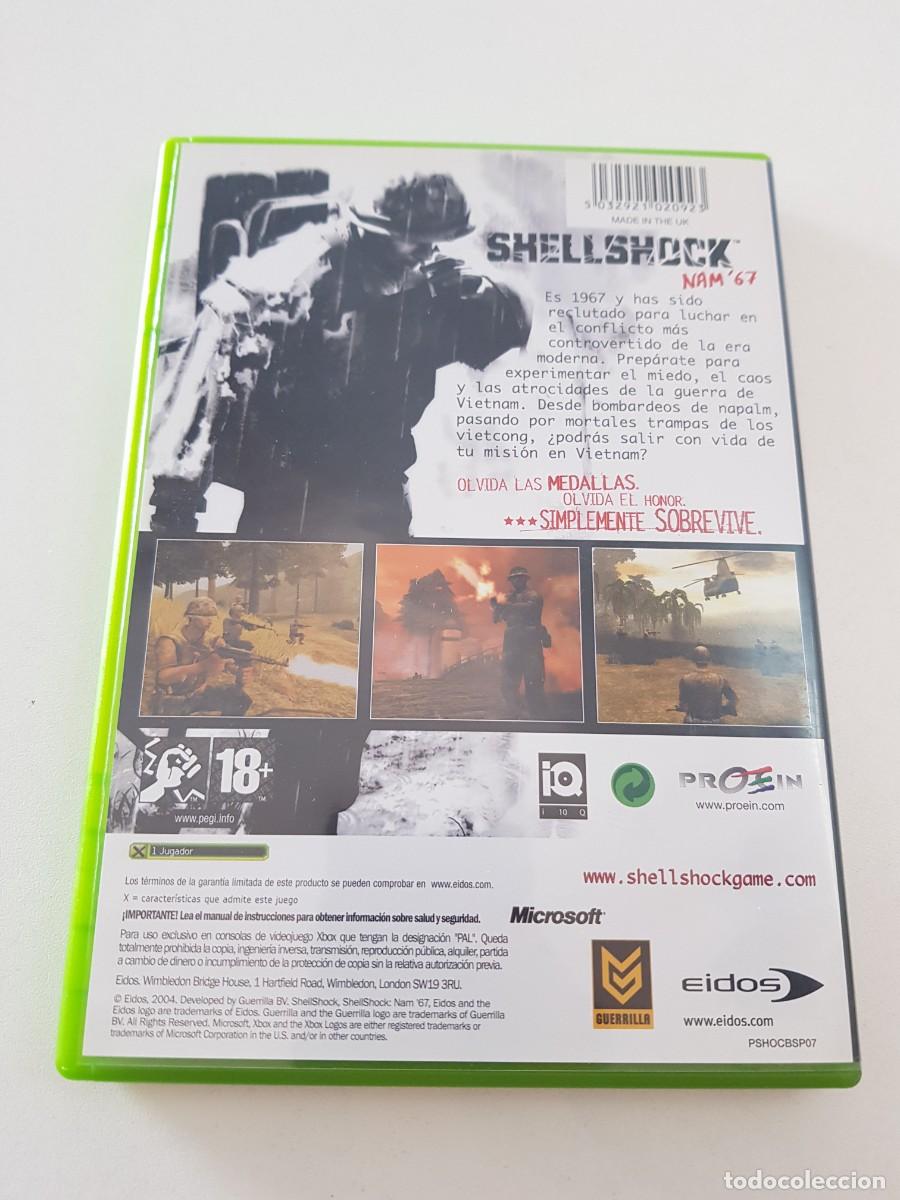 Videojuegos y consolas: Shell Shock Nam 67 Microsoft Xbox Pal Espa&ntilde;a Completo Original Eidos - Foto 2