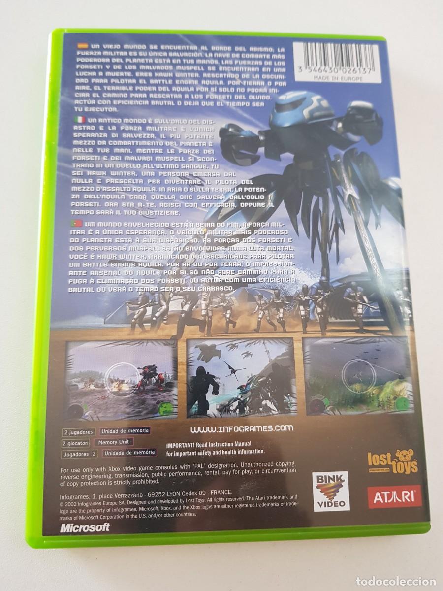 Videojuegos y consolas: Battle Engine Aquila Microsoft Xbox Pal Espa&ntilde;a Completo Original Atari - Foto 2