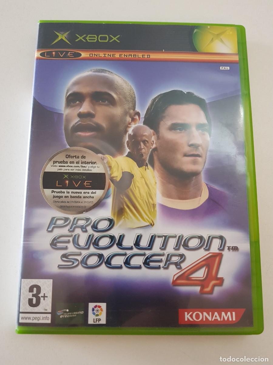 Videojuegos y consolas: Pro Evolution Soccer 4 Microsoft Xbox Pal Espa&ntilde;a Completo Original Konami - Foto 1