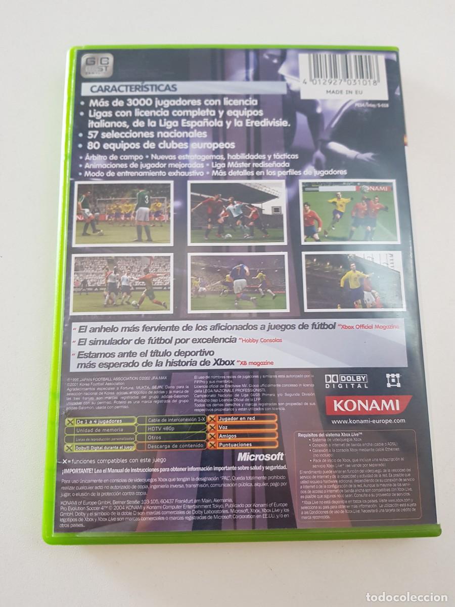 Videojuegos y consolas: Pro Evolution Soccer 4 Microsoft Xbox Pal Espa&ntilde;a Completo Original Konami - Foto 2