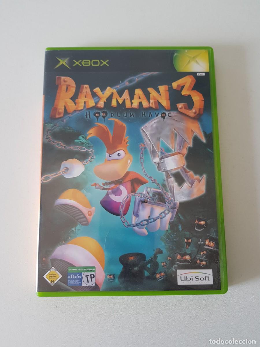 Videojuegos y consolas: Rayman 3 Hoodlum Havoc Microsoft Xbox Pal Espa&ntilde;a Completo Original Ubisoft