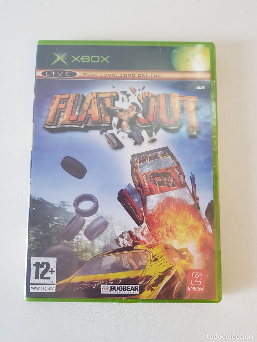 Videojuegos y consolas: Flat Out Microsoft Xbox Pal Espa&ntilde;a Precintado Original Bugbear - Foto 1