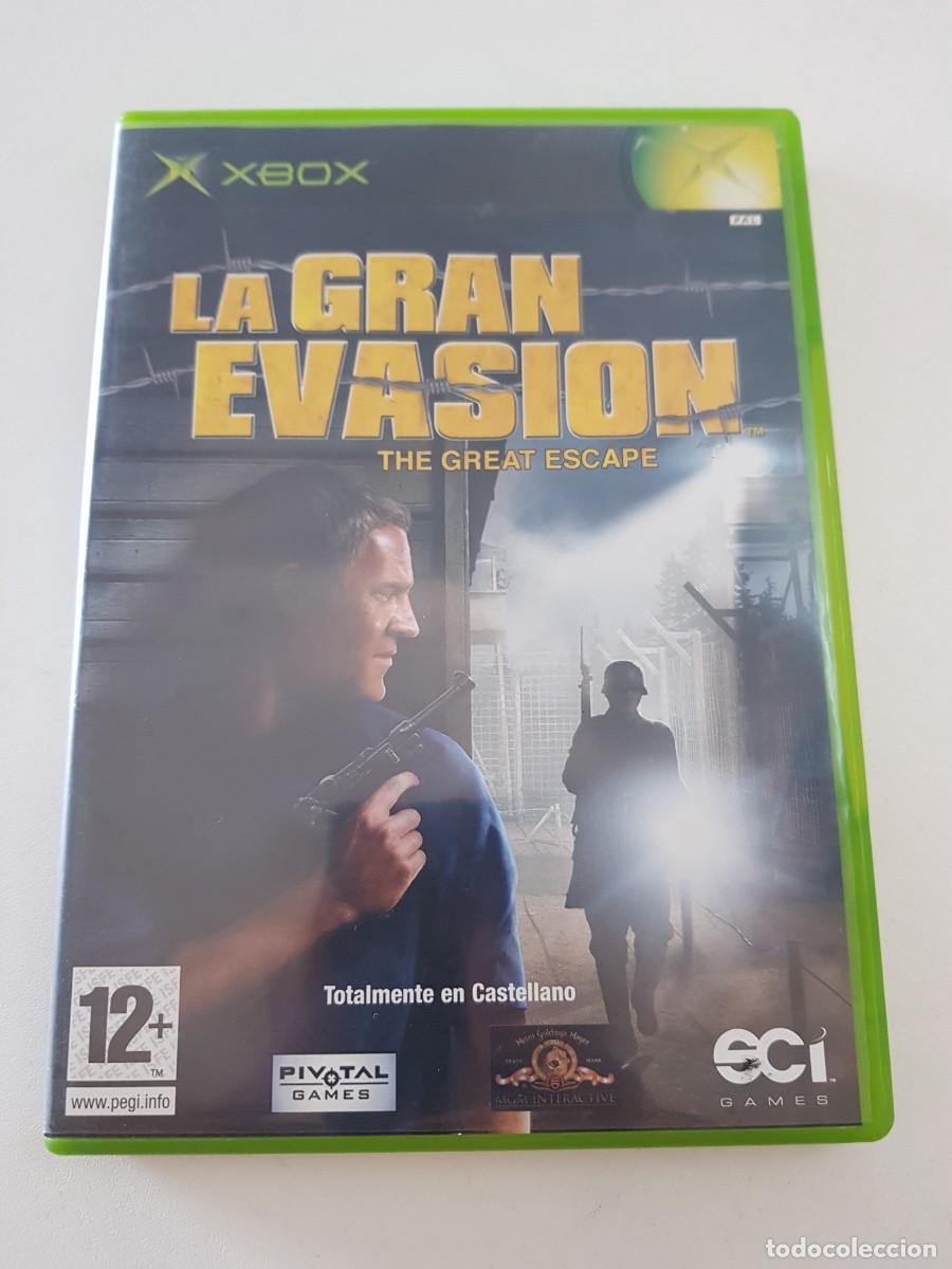 Videojuegos y consolas: La Gran Evasion The Great Scape Microsoft Xbox Pal Espa&ntilde;a Completo Original SCI