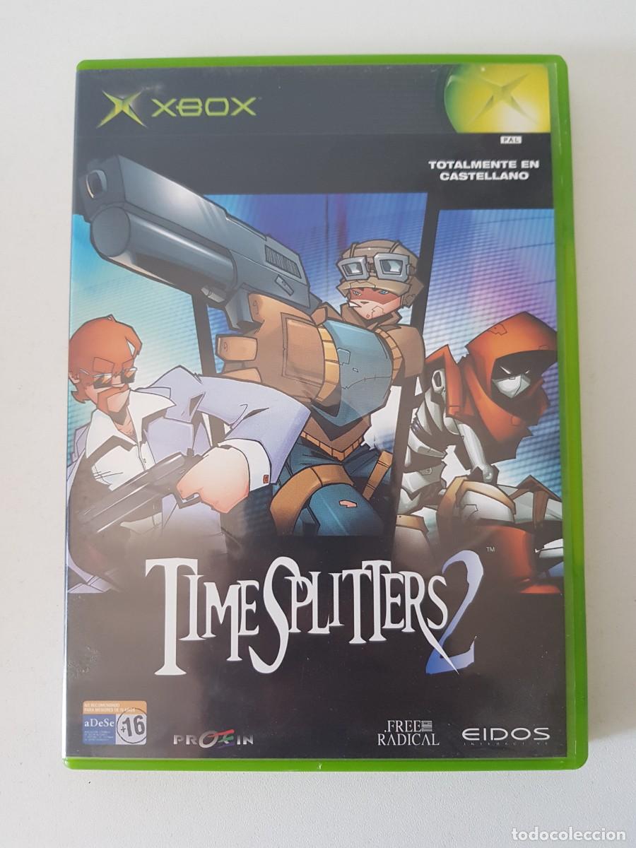 Videojuegos y consolas: Time Splitters 2 Microsoft Xbox Pal Espa&ntilde;a Completo Original Eidos Free Radical - Foto 1