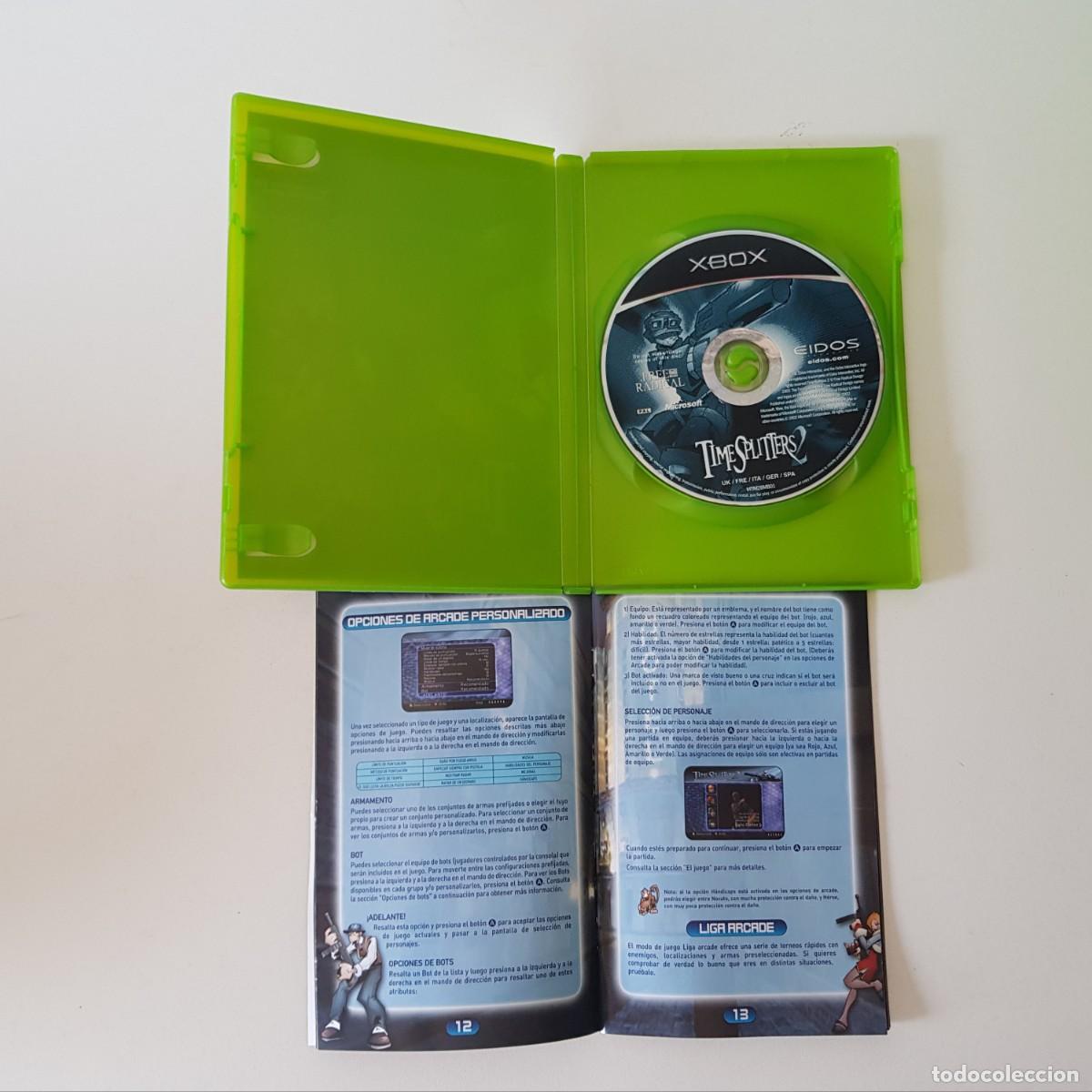 Videojuegos y consolas: Time Splitters 2 Microsoft Xbox Pal Espa&ntilde;a Completo Original Eidos Free Radical - Foto 6