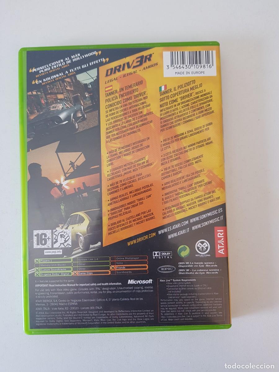 Videojuegos y consolas: Driv3r Driver 3 Microsoft Xbox Pal Espa&ntilde;a Completo Original Atari - Foto 2