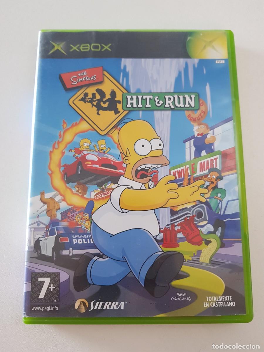 Videojuegos y consolas: The Simpsons Hit and Run Microsoft Xbox Pal Espa&ntilde;a Completo Original Sierra