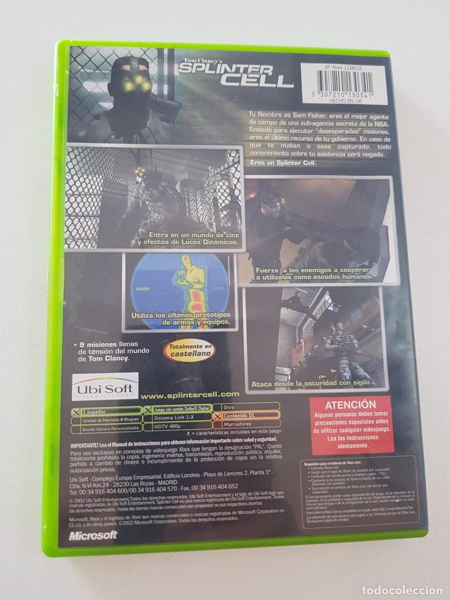 Videojuegos y consolas: Tom Clancys Splinter Cell Microsoft Xbox Pal Espa&ntilde;a Completo Original Ubisoft - Foto 2