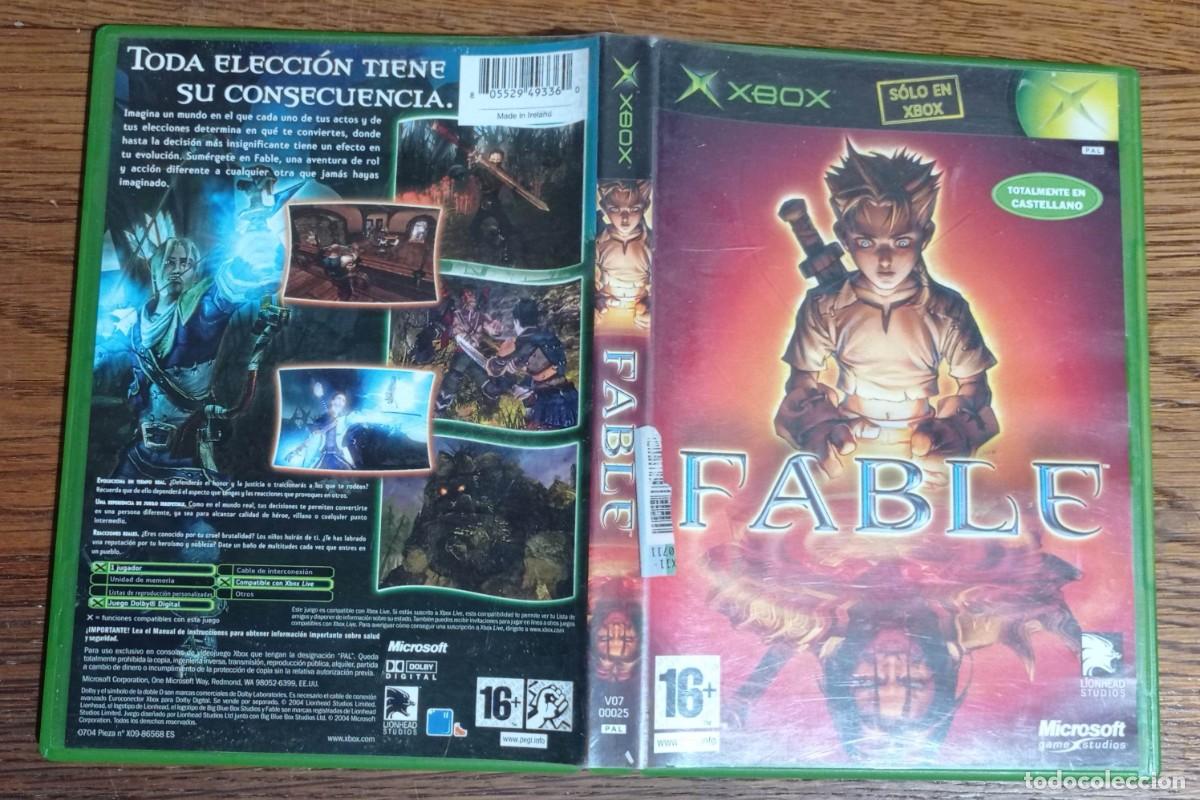 Videojuegos y consolas: FABLE XBOX COMPLETO PAL-ESPA&Ntilde;A MICROSOFT