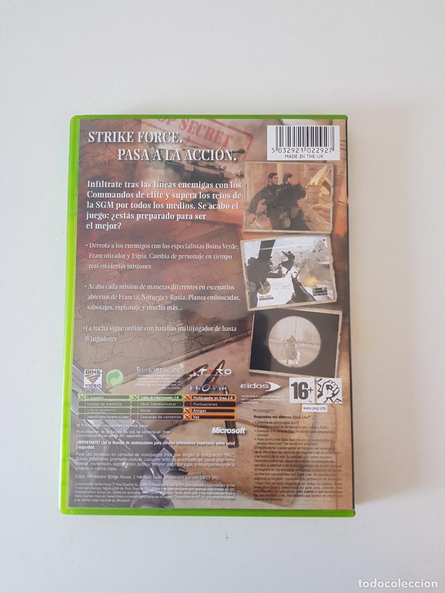 Videojuegos y consolas: Commandos Strike Force Microsoft Xbox Pal Espa&ntilde;a Original Eidos Pyro Studios - Foto 2