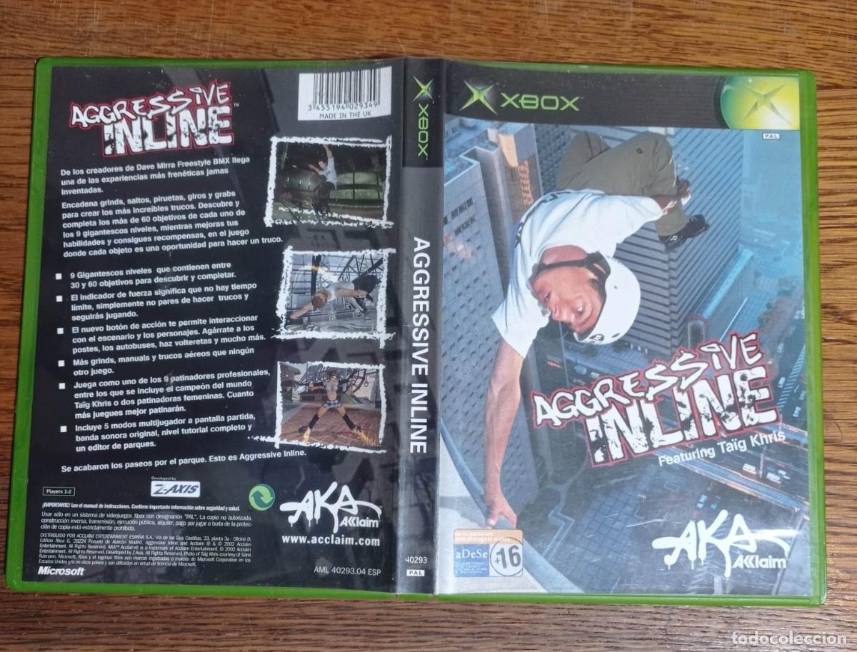 Videojuegos y consolas: AGGRESSIVE INLINE XBOX CASTELLANO - Foto 1