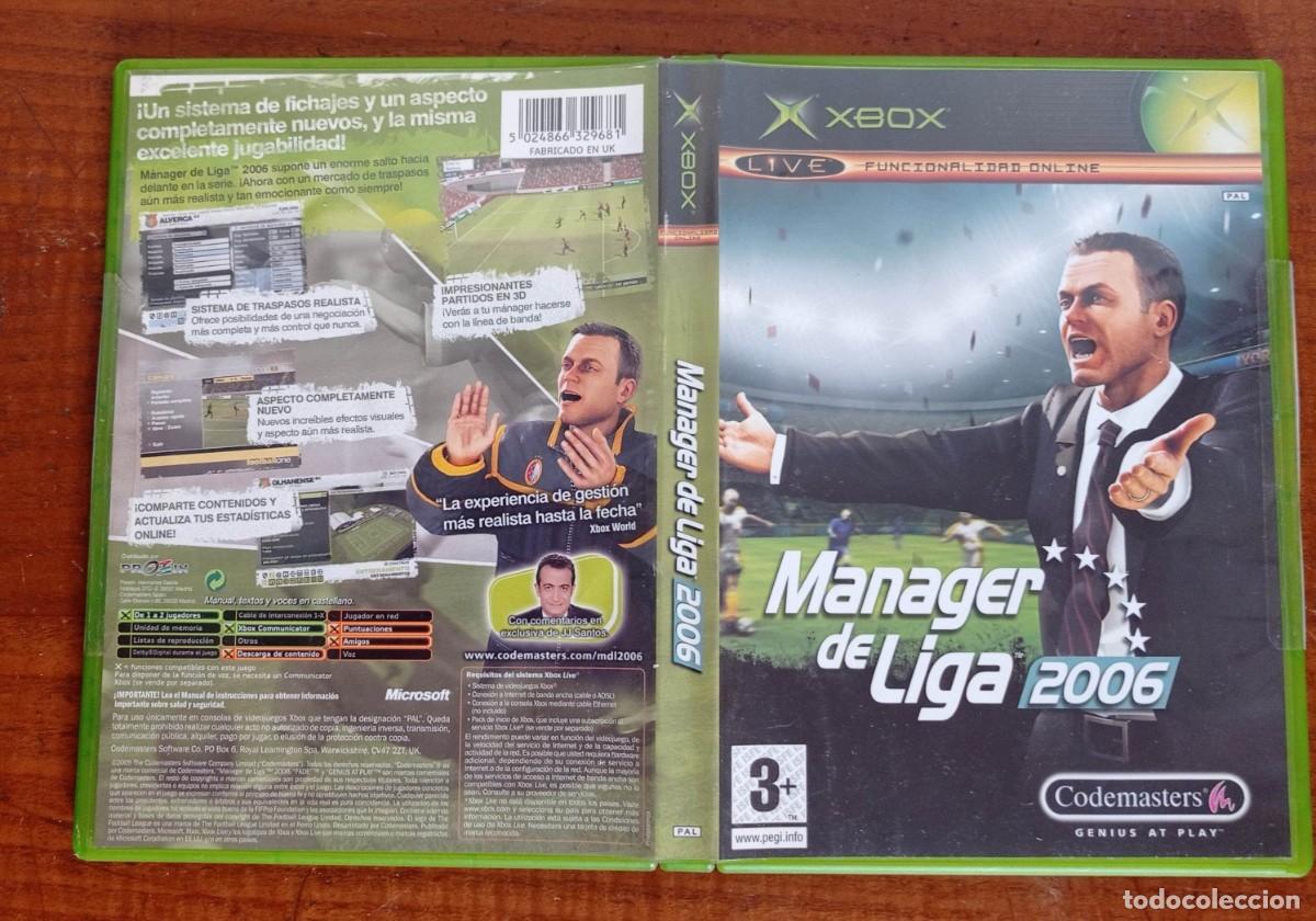 Videojuegos y consolas: MANAGER DE LIGA 2006 - XBOX X-BOX