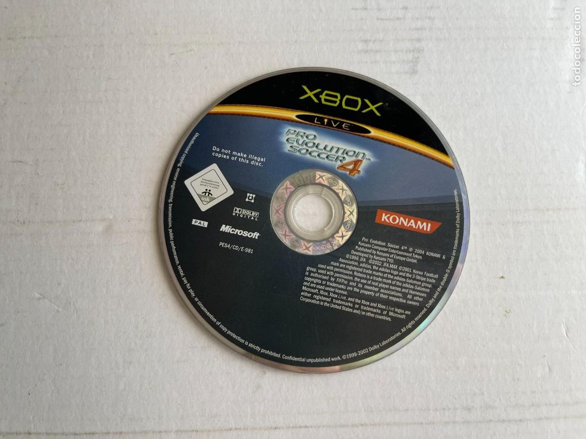 Videojuegos y consolas: PRO EVOLUTION SOCCER 4 PES - XBOX FAT X-BOX KREATEN