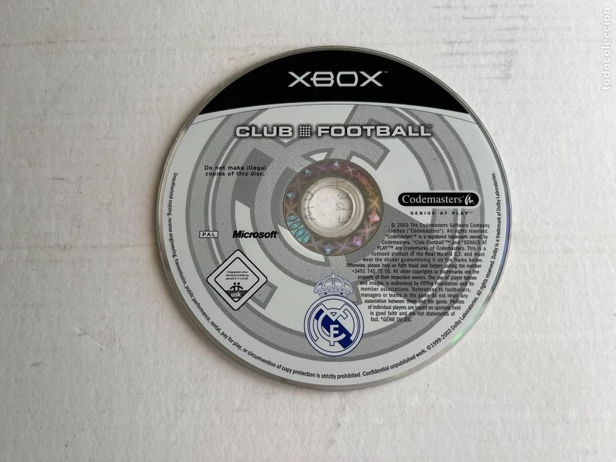 Videojuegos y consolas: CLUB FOOTBALL REAL MADRID - XBOX FAT X-BOX KREATEN